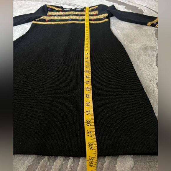 Vintage Liz Claiborne Women’s Long Sleeve Mini  Dress - Picture 8 of 13